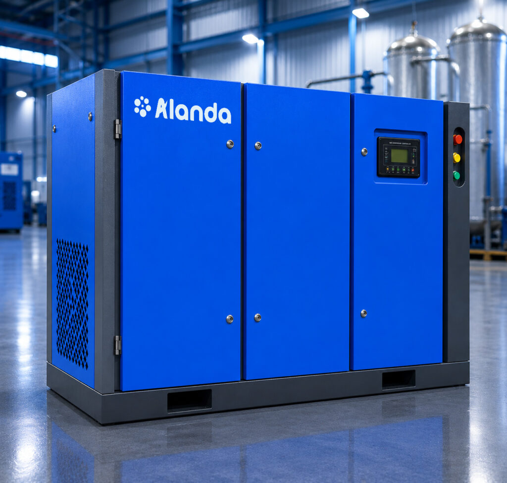 110KW Industrial Air Compressor 7/8/10/12 bar
